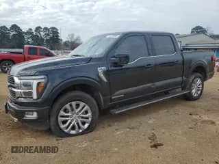 2024 Ford F-150 King Ranch с VIN 1FTFW6LD0RFB25357, выставлен на аукционе Copart как лот 45195885 с пробегом 9 146 миль миль и Списание • Salvage title. История ставок и продаж доступна на DreamBid. Изображение 1.