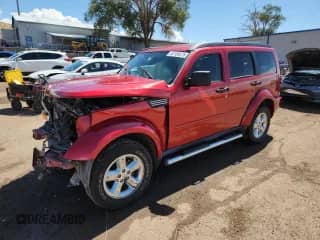 2007 Dodge Nitro SLT with VIN 1D8GU58K77W734861, listed as a Copart auction lot 80159575 with 85,808 mi miles and Salvage title. Bid and sale history available at DreamBid. Image 1.