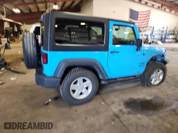 2017 Jeep Wrangler Sport with VIN 1C4AJWAG2HL747223, listed as a Copart auction lot 85710265 with 42,919 mi miles and Clean title. Bid and sale history available at DreamBid. Image 3.