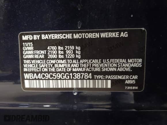 2016 BMW 4 Series 428i xDrive с VIN WBA4C9C59GG138784, выставлен на аукционе IAAI как лот 43367584 с пробегом 57 337 миль миль и . История ставок и продаж доступна на DreamBid. Изображение 9.