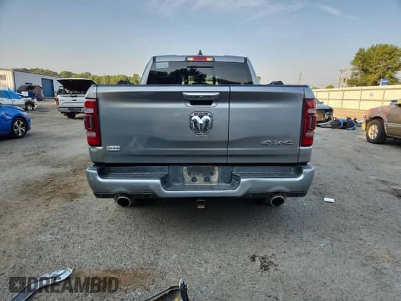 2020 Ram 1500 Longhorn with VIN 1C6SRFKT0LN388709, listed as a Copart auction lot 81114635 with 82,592 mi miles and Salvage title. Bid and sale history available at DreamBid. Image 6.