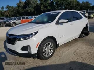 2024 Chevrolet Equinox LT with VIN 3GNAXUEG4RL338120, listed as a Copart auction lot 81329615 with 42,806 mi miles and Clean title. Bid and sale history available at DreamBid. Image 1.