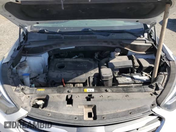2017 Hyundai Santa Fe 2.4L with VIN 5NMZT3LB3HH034720, listed as a Copart auction lot 57000355 with 146,315 mi miles and Salvage title. Bid and sale history available at DreamBid. Image 11.