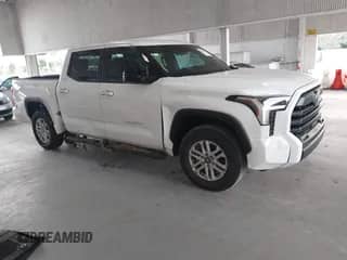 2025 Toyota Tundra SR with VIN 5TFLA5AB3SX043183, listed as a IAAI auction lot 43239112 with 18,540 mi miles and . Bid and sale history available at DreamBid. Image 1.