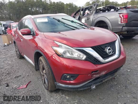 2015 Nissan Murano Platinum с VIN 5N1AZ2MH4FN262911, выставлен на аукционе IAAI как лот 39045612 с пробегом 171 884 миль миль и . История ставок и продаж доступна на DreamBid. Изображение 13.