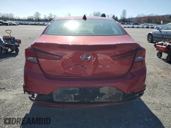 2019 Hyundai Elantra SEL с VIN 5NPD84LFXKH483410, выставлен на аукционе Copart как лот 50609225 с пробегом 60 480 миль миль и Списание • Salvage title. История ставок и продаж доступна на DreamBid. Изображение 6.