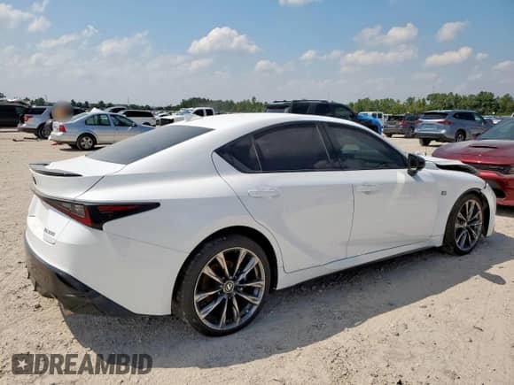2025 Lexus IS 350 F Sport z VIN JTHGZ1B26S5084466, wystawiony jako Copart lot #80677735 z przebiegiem 3 313 mil mil oraz Szkoda całkowita • Salvage title. Historia ofert i sprzedaży dostępna na DreamBid. Obrazek 3.