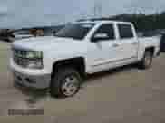 2015 Chevrolet Silverado 1500 LTZ with VIN 3GCUKSEC0FG143710, listed as a Copart auction lot 52581215 with 167,421 mi miles and Salvage title. Bid and sale history available at DreamBid. Image 1.