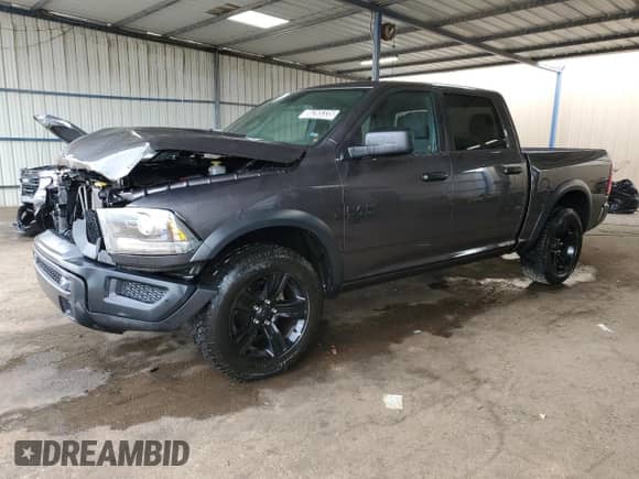 2024 Ram 1500 Warlock with VIN 1C6RR6LG7RS155940, listed as a Copart auction lot 86285335 with 38,147 mi miles and Clean title. Bid and sale history available at DreamBid. Image 1.