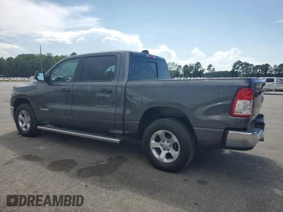 2019 Ram 1500 Tradesman z VIN 1C6SRFGT5KN597449, wystawiony jako Copart lot #64741835 z przebiegiem 79 845 mil mil oraz Szkoda całkowita • Salvage title. Historia ofert i sprzedaży dostępna na DreamBid. Obrazek 2.