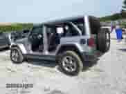 2021 Jeep Wrangler Unlimited Sahara Altitude z VIN 1C4HJXEN3MW691220, wystawiony jako Copart lot #56334695 z przebiegiem 46 589 mil mil oraz Szkoda całkowita • Salvage title. Historia ofert i sprzedaży dostępna na DreamBid. Obrazek 2.