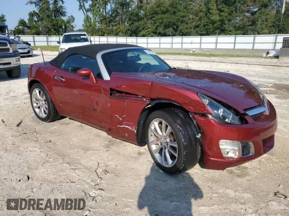 2009 Saturn Sky with VIN 1G8MH35X99Y104867, listed as a Copart auction lot 76470274 with Not provided miles and Salvage title. Bid and sale history available at DreamBid. Image 4.