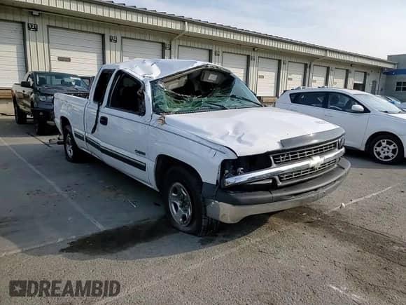 2002 Chevrolet Silverado 1500 LS with VIN 2GCEC19V321341384, listed as a Copart auction lot 66527885 with Not provided miles and Salvage title. Bid and sale history available at DreamBid. Image 14.