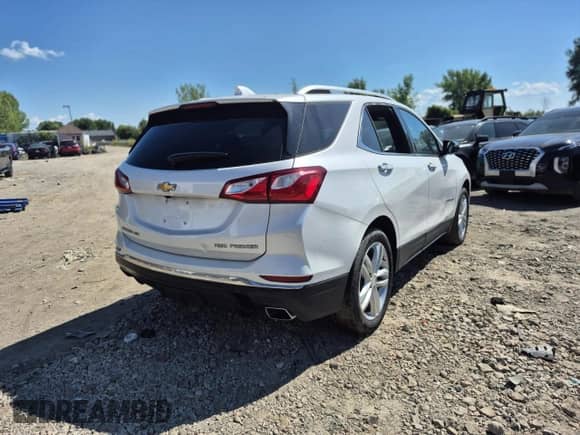 2019 Chevrolet Equinox Premier with VIN 2GNAXYEX6K6118995, listed as a Copart auction lot 70392035 with Not provided miles and Non repairable. Bid and sale history available at DreamBid. Image 4.