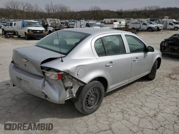 2007 Chevrolet Cobalt LS with VIN 1G1AK55F177351650, listed as a Copart auction lot 48773685 with 150,337 mi miles and Salvage title. Bid and sale history available at DreamBid. Image 3.