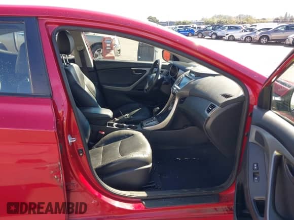 2013 Hyundai Elantra GLS with VIN KMHDH4AE2DU939091, listed as a IAAI auction lot 43188117 with 81,268 mi miles and . Bid and sale history available at DreamBid. Image 5.