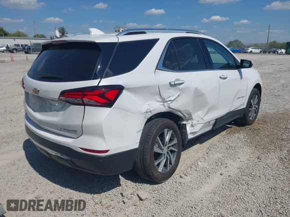 2024 Chevrolet Equinox Premier с VIN 3GNAXXEG6RL153794, выставлен на аукционе IAAI как лот 43224343 с пробегом 24 339 миль миль и . История ставок и продаж доступна на DreamBid. Изображение 4.