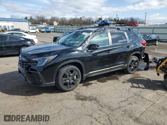 2025 Subaru Ascent Onyx Edition Touring with VIN 4S4WMAWD9S3407083, listed as a Copart auction lot 51162955 with 2,567 mi miles and Salvage title. Bid and sale history available at DreamBid. Image 1.
