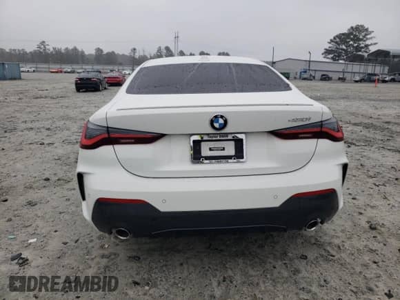 2024 BMW 4 Series 430i with VIN WBA53AP04RCN09476, listed as a Copart auction lot 80634394 with 26,237 mi miles and Salvage title. Bid and sale history available at DreamBid. Image 6.