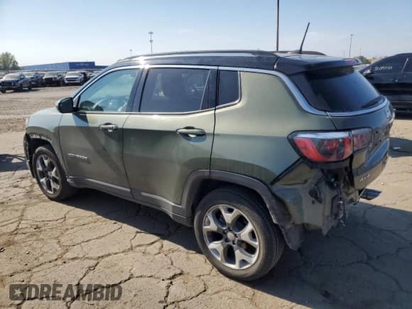 2019 Jeep Compass Limited с VIN 3C4NJDCB4KT791985, выставлен на аукционе Copart как лот 80882565 с пробегом 57 862 миль миль и Чистый • Clean title. История ставок и продаж доступна на DreamBid. Изображение 2.