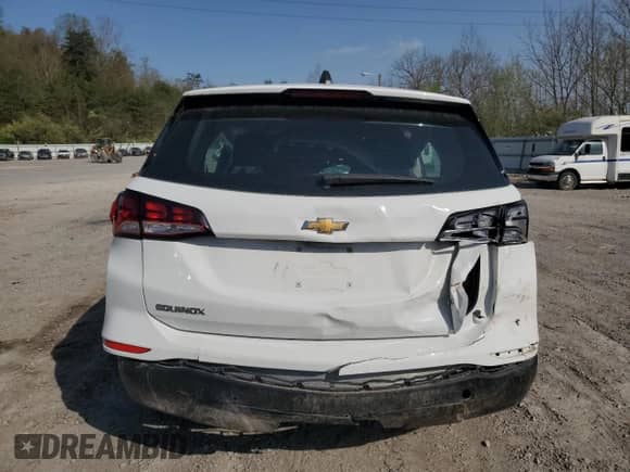 2022 Chevrolet Equinox LS с VIN 2GNAX5EV1N6126181, выставлен на аукционе Copart как лот 53625575 с пробегом 54 585 миль миль и Списание • Salvage title. История ставок и продаж доступна на DreamBid. Изображение 6.