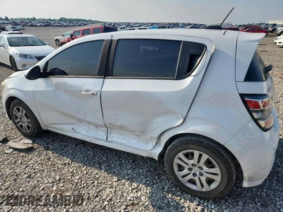 2017 Chevrolet Sonic LT with VIN 1G1JG6SH7H4145734, listed as a Copart auction lot 66316195 with 175,458 mi miles and Salvage title. Bid and sale history available at DreamBid. Image 2.