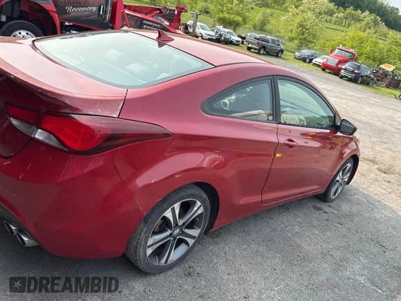2014 Hyundai Elantra with VIN KMHDH6AH9EU028683, listed as a Copart auction lot 59786275 with 89,876 mi miles and Salvage title. Bid and sale history available at DreamBid. Image 4.