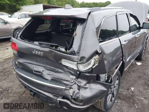 2017 Jeep Grand Cherokee Overland with VIN 1C4RJFCG0HC818791, listed as a IAAI auction lot 42574718 with 119,455 mi miles and . Bid and sale history available at DreamBid. Image 6.