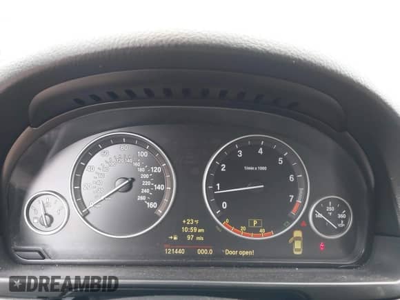 2011 BMW 5 Series 550i xDrive with VIN WBAFU9C55BC783941, listed as a IAAI auction lot 41407701 with 121,440 mi miles and . Bid and sale history available at DreamBid. Image 7.