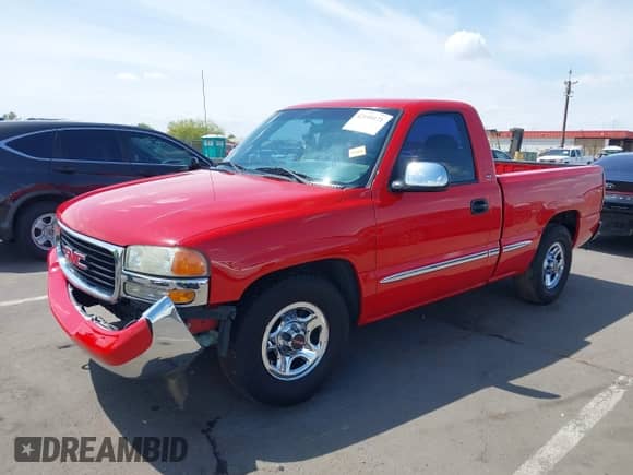 2001 GMC Sierra 1500 SLE z VIN 1GTEC14V81Z158527, wystawiony jako IAAI lot #42195171 z przebiegiem 158 837 mil mil oraz . Historia ofert i sprzedaży dostępna na DreamBid. Obrazek 2.