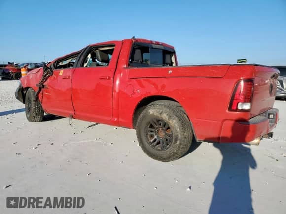 2014 Ram 1500 Sport with VIN 1C6RR7MT4ES276291, listed as a Copart auction lot 65761775 with Not provided miles and Salvage title. Bid and sale history available at DreamBid. Image 2.