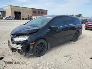 2024 Honda Odyssey Sport z VIN 5FNRL6H77RB002281, wystawiony jako Copart lot #61411215 z przebiegiem 25 150 mil mil oraz Szkoda całkowita • Salvage title. Historia ofert i sprzedaży dostępna na DreamBid. Obrazek 1.