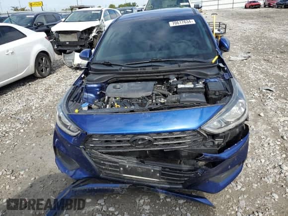2019 Hyundai Accent SE с VIN 3KPC24A38KE076261, выставлен на аукционе Copart как лот 83614684 с пробегом 104 734 миль миль и Списание • Salvage title. История ставок и продаж доступна на DreamBid. Изображение 5.