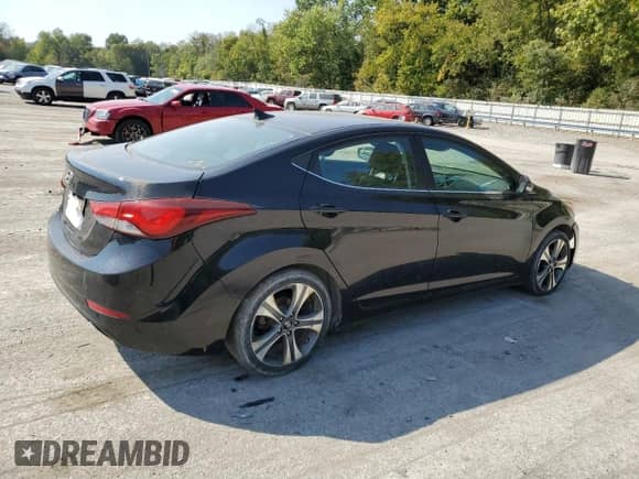 2014 Hyundai Elantra Sport z VIN KMHDH4AH7EU082276, wystawiony jako Copart lot #54678965 z przebiegiem 197 462 mil mil oraz Szkoda całkowita • Salvage title. Historia ofert i sprzedaży dostępna na DreamBid. Obrazek 3.