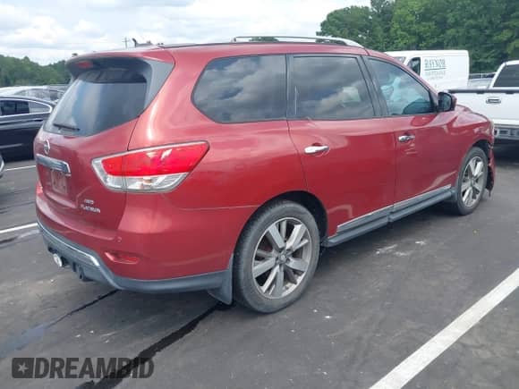 2014 Nissan Pathfinder SL with VIN 5N1AR2MM1EC647902, listed as a IAAI auction lot 42991948 with 130,712 mi miles and . Bid and sale history available at DreamBid. Image 4.