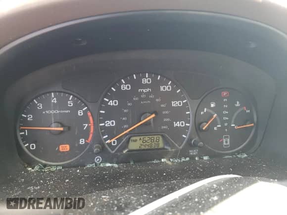 1999 Honda Accord EX z VIN 1HGCG3271XA026598, wystawiony jako Copart lot #72608294 z przebiegiem 244 838 mil mil oraz Szkoda całkowita • Salvage title. Historia ofert i sprzedaży dostępna na DreamBid. Obrazek 9.