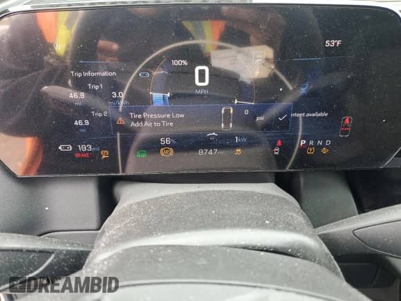 2024 Chevrolet Equinox EV LT с VIN 3GN7DLRP8RS243721, выставлен на аукционе Copart как лот 57245395 с пробегом 8 747 миль миль и Списание • Salvage title. История ставок и продаж доступна на DreamBid. Изображение 9.