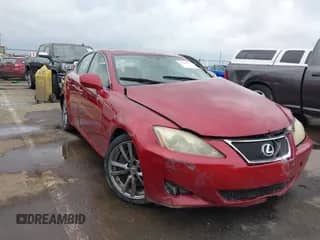 2008 Lexus IS 350 with VIN JTHBE262685018983, listed as a IAAI auction lot 41039457 with 247,073 mi miles and . Bid and sale history available at DreamBid. Image 1.