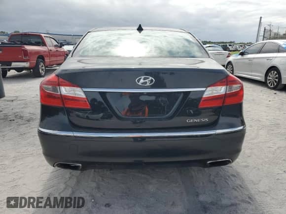 2012 Hyundai Genesis 3.8L z VIN KMHGC4DD3CU170260, wystawiony jako Copart lot #76818564 z przebiegiem 169 361 mil mil oraz Szkoda całkowita • Salvage title. Historia ofert i sprzedaży dostępna na DreamBid. Obrazek 6.
