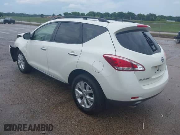 2013 Nissan Murano SL with VIN JN8AZ1MW8DW310807, listed as a IAAI auction lot 42763681 with 96,188 mi miles and . Bid and sale history available at DreamBid. Image 3.