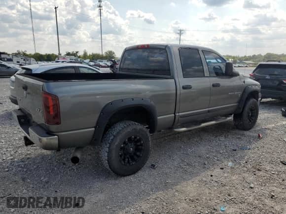 2005 Dodge 2500 SLT with VIN 3D7KS28C15G842724, listed as a Copart auction lot 80251885 with 202,621 mi miles and Salvage title. Bid and sale history available at DreamBid. Image 3.