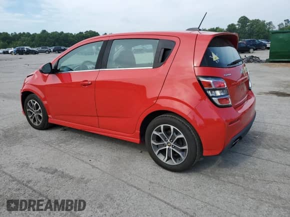 2017 Chevrolet Sonic LT with VIN 1G1JD6SG6H4173752, listed as a Copart auction lot 65541865 with 98,134 mi miles and Salvage title. Bid and sale history available at DreamBid. Image 2.