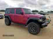 2024 Jeep Wrangler Willys with VIN 1C4RJXDN5RW351466, listed as a Copart auction lot 58553855 with 16,652 mi miles and Salvage title. Bid and sale history available at DreamBid. Image 4.