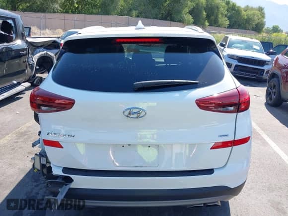 2021 Hyundai Tucson Ultimate with VIN KM8J3CALXMU365852, listed as a IAAI auction lot 42983725 with 51,964 mi miles and . Bid and sale history available at DreamBid. Image 16.