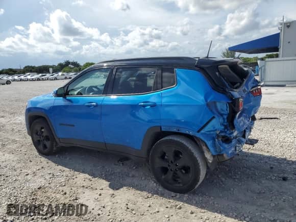 2021 Jeep Compass Latitude z VIN 3C4NJCBBXMT560071, wystawiony jako Copart lot #61250225 z przebiegiem 34 516 mil mil oraz Szkoda całkowita • Salvage title. Historia ofert i sprzedaży dostępna na DreamBid. Obrazek 2.