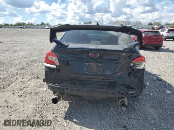 2017 Subaru WRX STI with VIN JF1VA2M62H9815844, listed as a Copart auction lot 81939675 with 128,395 mi miles and Salvage title. Bid and sale history available at DreamBid. Image 6.