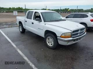 2001 Dodge Dakota Sport with VIN 1B7GL2AN81S102874, listed as a IAAI auction lot 43001313 with 158,635 mi miles and . Bid and sale history available at DreamBid. Image 1.