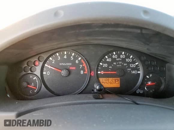 2006 Nissan Frontier XE with VIN 1N6BD06T56C441108, listed as a Copart auction lot 82401815 with 110,812 mi miles and Salvage title. Bid and sale history available at DreamBid. Image 9.