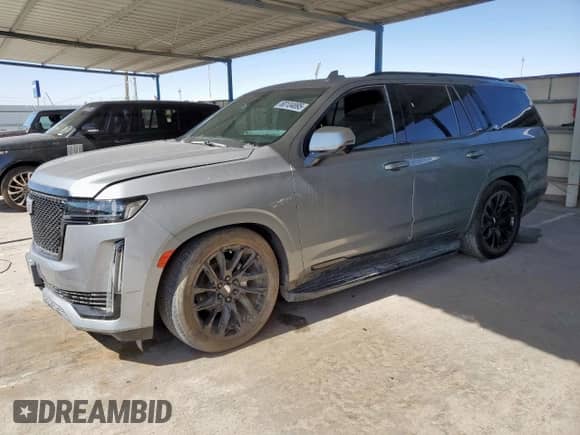 2023 Cadillac Escalade 4WD Sport with VIN 1GYS4FKL5PR475957, listed as a Copart auction lot 60104895 with Not provided miles and Clean title. Bid and sale history available at DreamBid. Image 1.