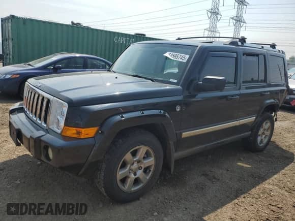 2007 Jeep Commander Limited with VIN 1J8HG58P27C520330, listed as a Copart auction lot 54595745 with 168,908 mi miles and Salvage title. Bid and sale history available at DreamBid. Image 1.